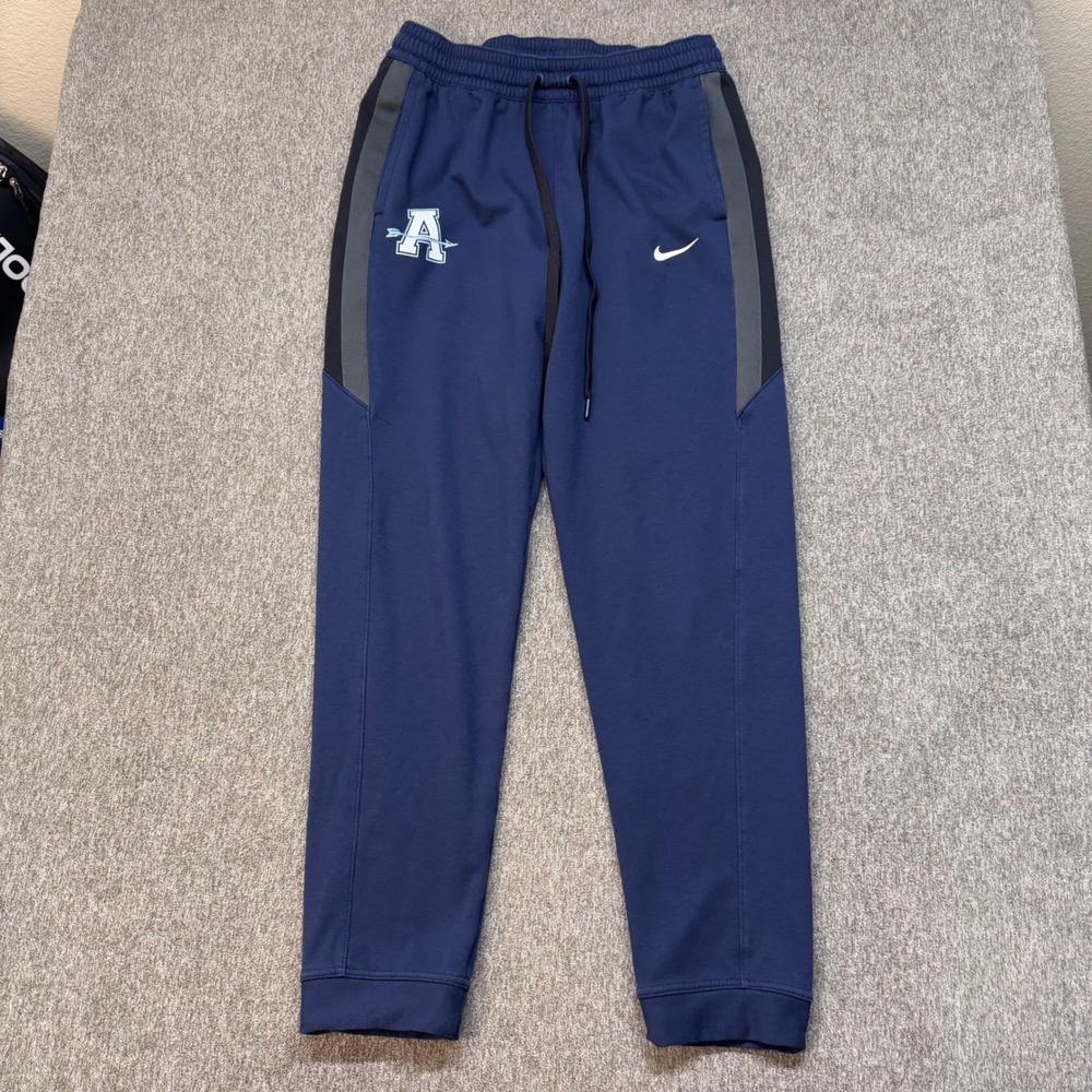 Nike Therma-FIT Men Navy Blue Tapered Joggers Fleece Sweatpants FD1133-427 L